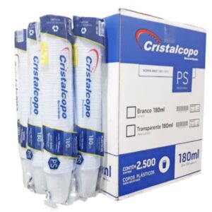 Copo Descartável Capacidade 50ml Branco Caixa C/ 5000 Unidades