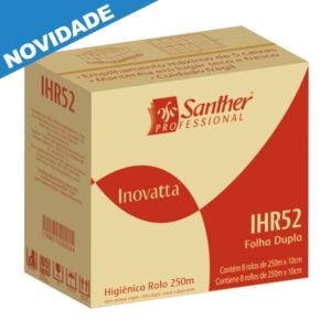 Higiênico Rolo Inovatta Folha Dupla 8 Pct C/ 250 Metros – Ihr25