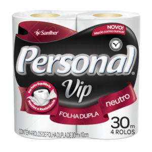 Higiênico Rolo Personal 30 Metros Folha Dupla 16 Pct C/ 4 Rolinho – Pvn44