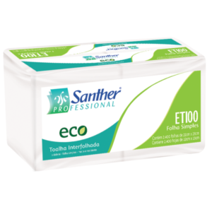 Toalha Interfolhado Eco Folha Simples 6 Pct C/ 400 Folhas – Eti00