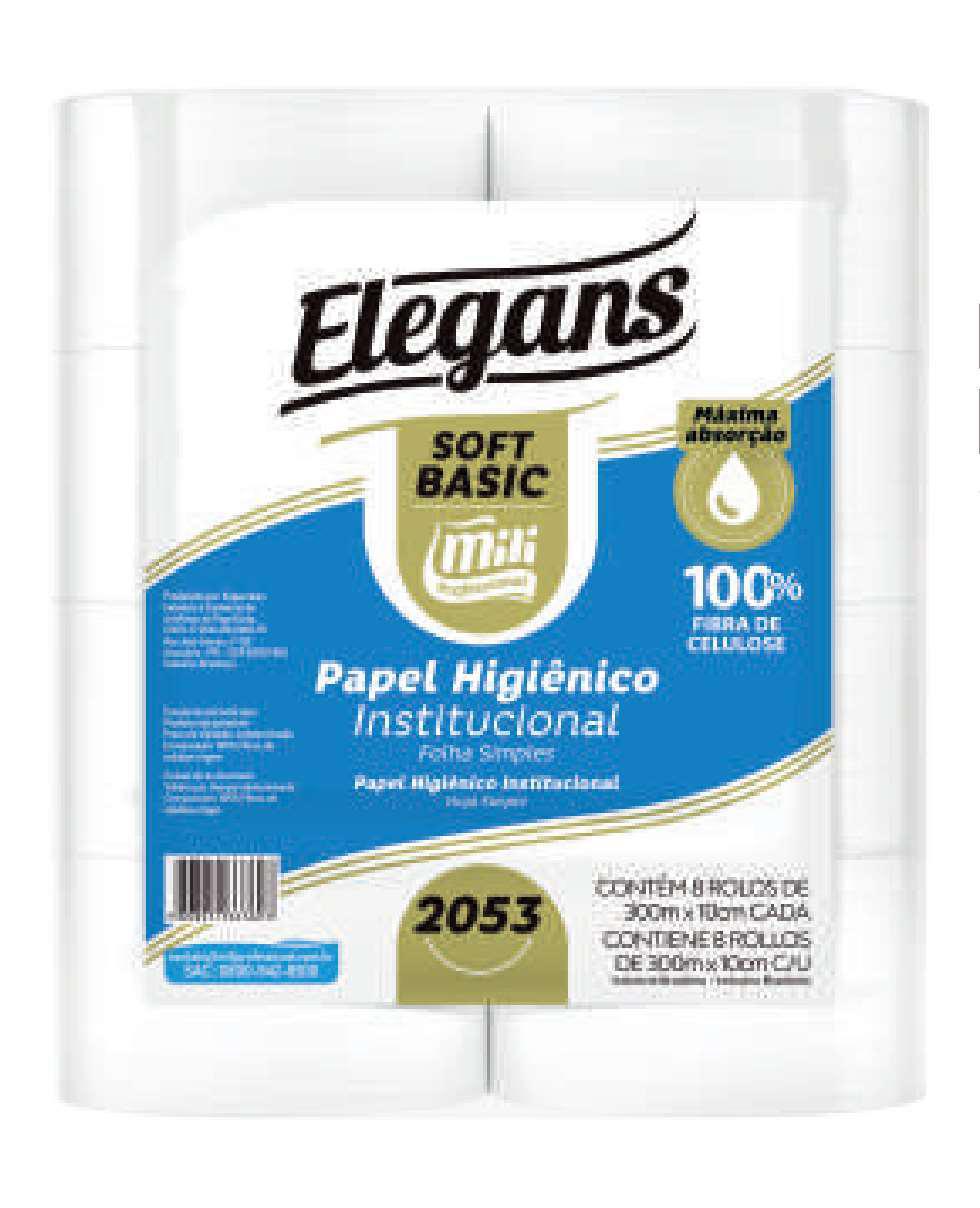 Papel Higiênico Elegans Soft Basic (15g)