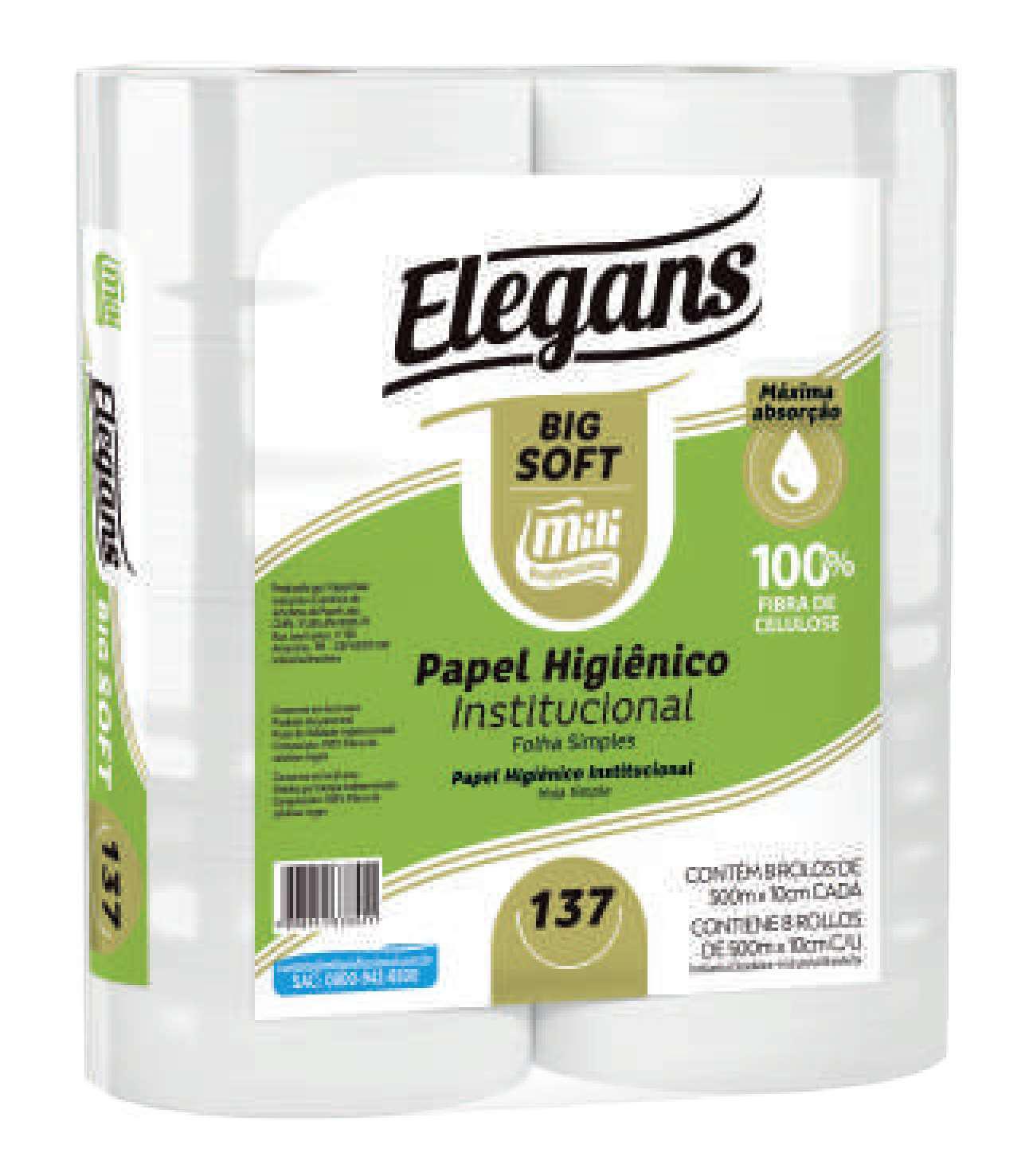 Papel Higiênico Elegans Big Soft (19g)
