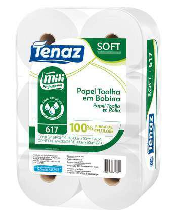 Toalha Bobina Tenaz Soft (20g)